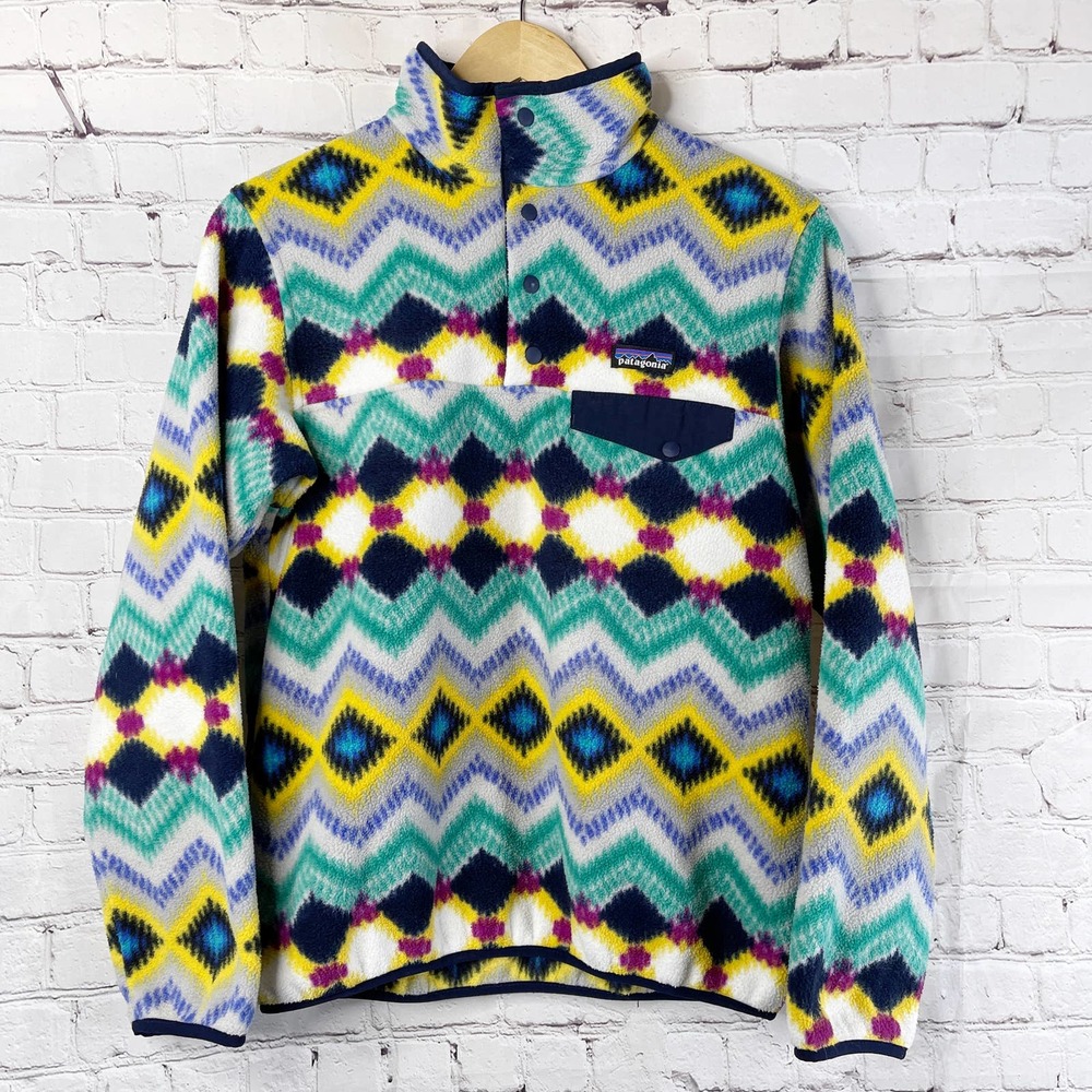 PATAGONIA Synchilla Snap-T Timber Twist Pullover S